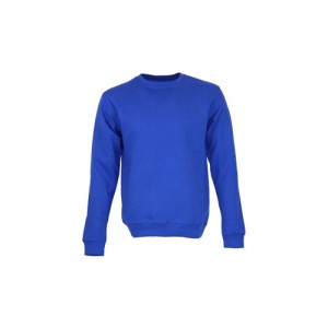 SWEAT SHIRT C/PUNHO COS EM RIBE DELTA AZUL REAL SWEAT SHIRT C/PUNHO COS EM RIBE DELTA AZUL REAL